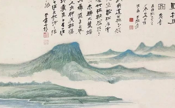 风里听松声 | 张大千《听松居图》