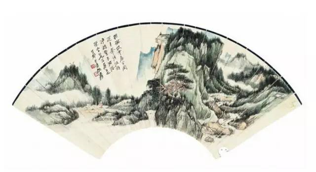 张大千的扇面美极了!