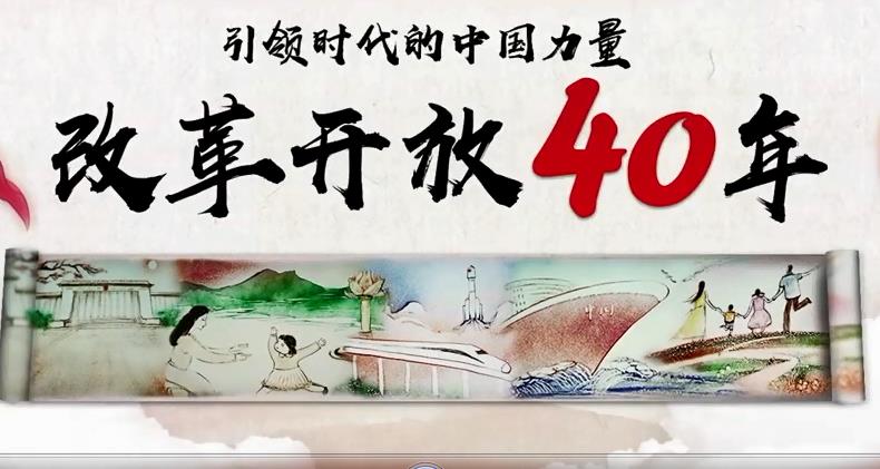 艺术沙画展示改革开放40年