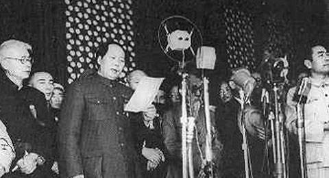开国大典北京天安门城楼