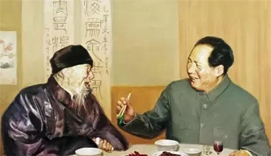 齐白石赠给毛泽东主席、周恩来总理、蒋介石、李宗仁的那几幅字画！