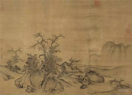 宋 郭熙《窠石平远图》