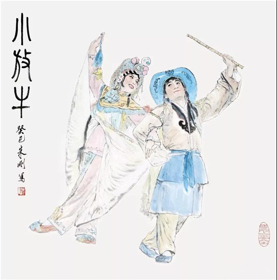欣赏这画，比看戏还过瘾！
