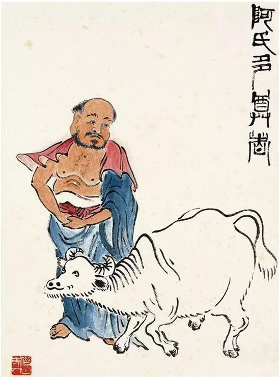 齐白石从工笔画到写意画过渡的代表作品《18尊者造像》欣赏