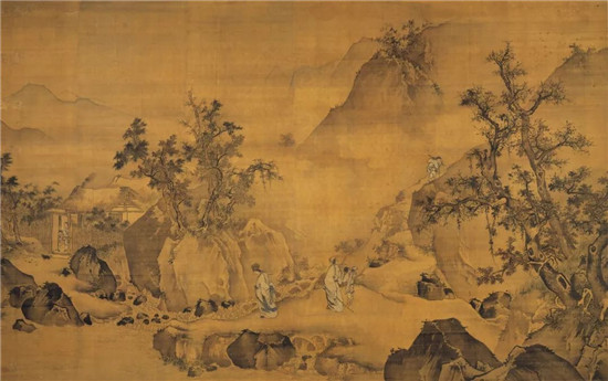 赏画 | 明 王世昌《俯瞰激流图》