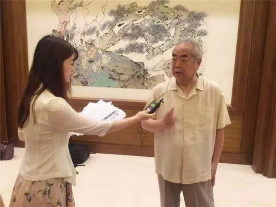 人民网专访范曾：传统文化像地火，永远不会熄灭