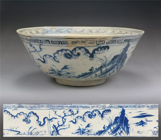 明清青花瓷里众生相 ，温州博物馆展“白地青衣”
