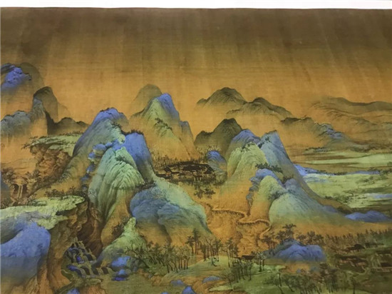 青绿山水巅峰《千里江山图》12米长卷问世