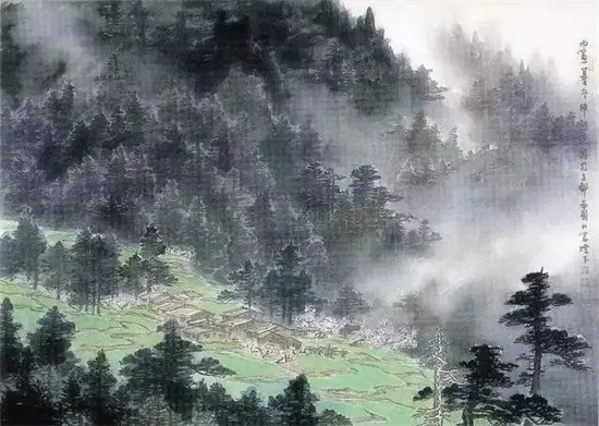 雾色山水，仙气满满，意境绝美！