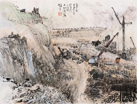 岭南画派大师黎雄才精品大图！