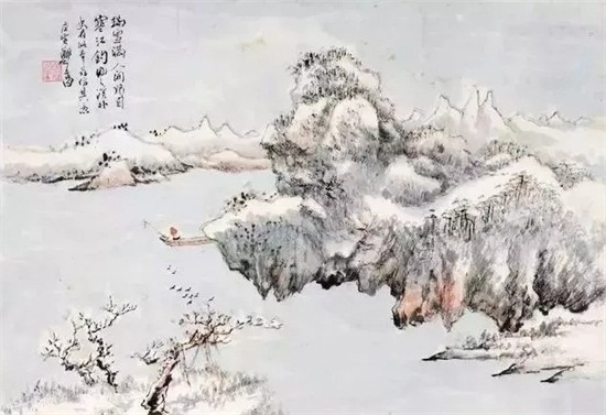 “民国海上画坛大佬”！这样一位山水画大师，极为罕见，太美了！