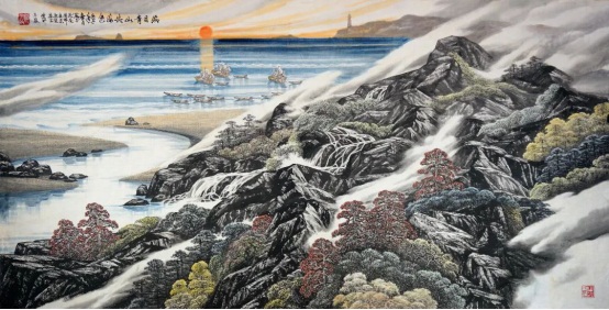 为河山立传·让海魂生根——邓子敬南派山水画艺术