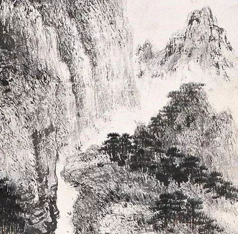 赏画 | 张大千《仿黄鹤山樵淞峰书舍图》