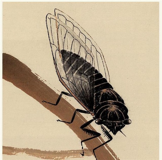 齐白石画了一只“蝉”，被张大千嘲笑“画错”，如今卖出8亿元