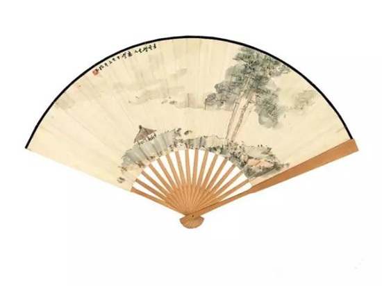 傅抱石扇面50幅，珍贵合集