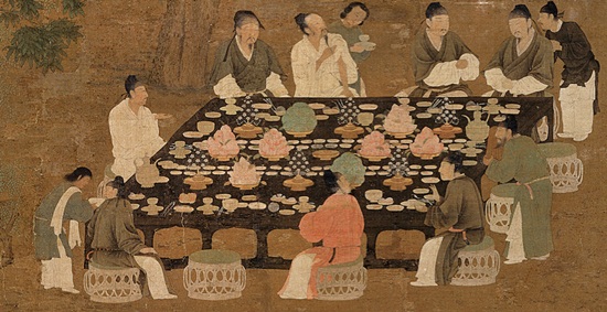 看画 | 宋朝的文人，聚会吃什么？