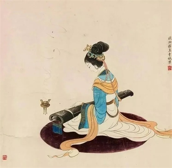 她因张大千终身未嫁，痴情全在画中