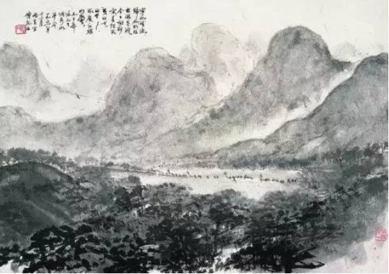 大画家们画的毛主席诗词，赏心悦目，大气磅礴！