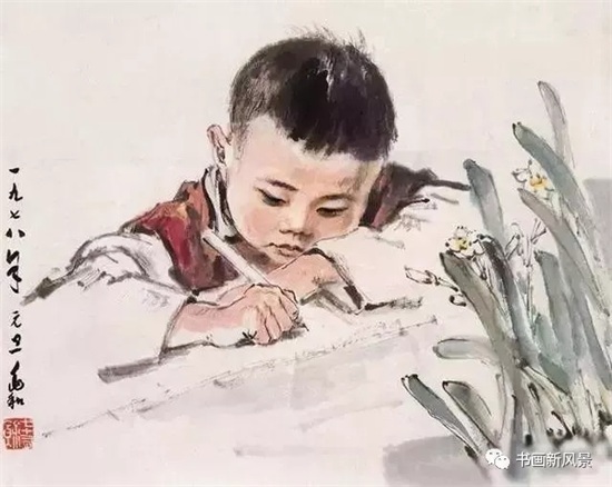 大师画的小屁孩，绝了！