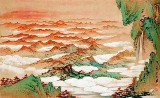 张大千画云海，摄人心魄！