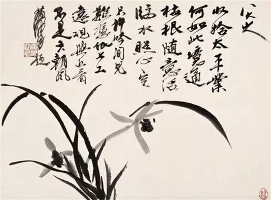 八大名家画兰，清介坚劲之美！