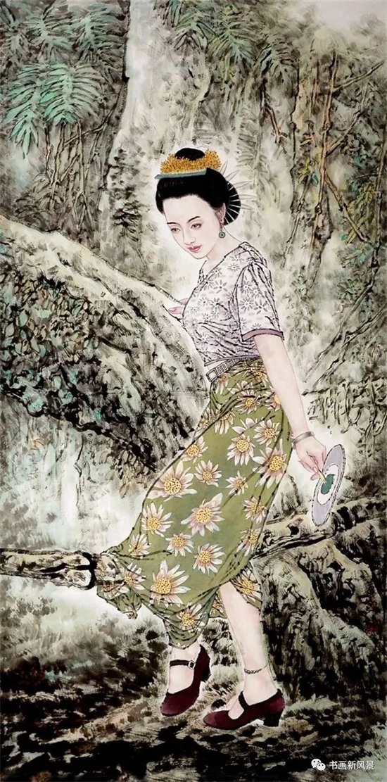这画，如秋水怡人！