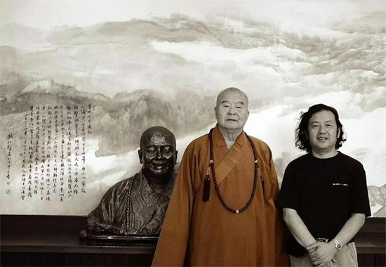 画家施江城：《云水三千图》与星云大师结缘