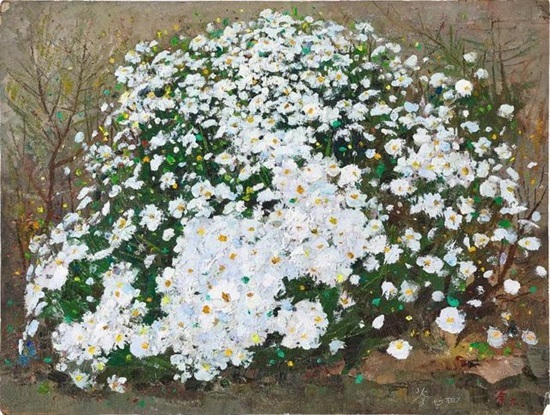 春回大地，万物复苏，苏富比静物佳作，由吴冠中《野菊》，《桃花季节》领衔