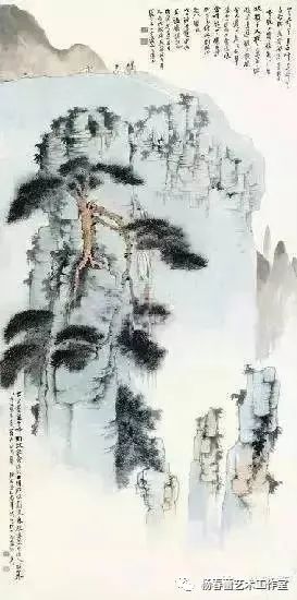 死后备受推崇的艺术名家黄叶村，其山水画，一睹为快