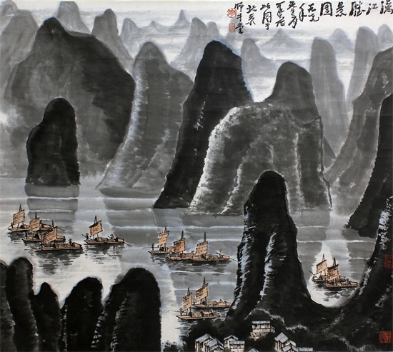 李可染：以最简练的笔墨画最丰富的画，以最小的纸画最大的画，才是真功夫！