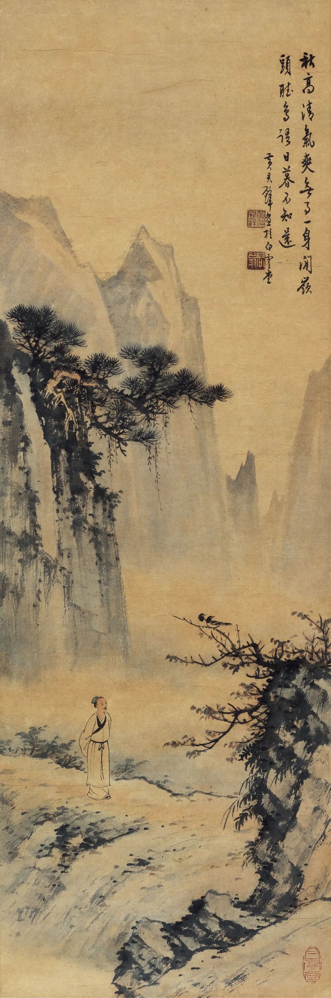 黄君璧：漫看红叶听秋声