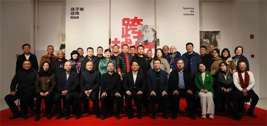“跨越世纪——徐子维 徐炜国画展”在四川重庆王琦美术博物馆开幕