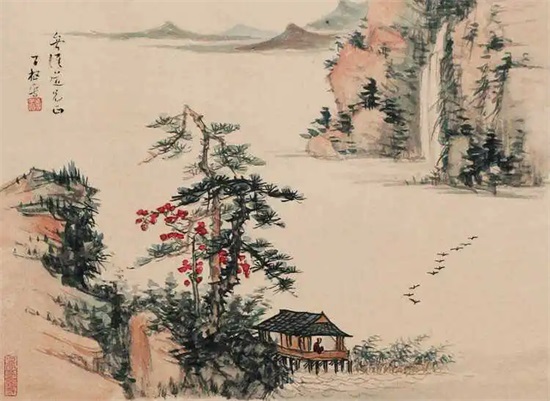 这空灵的山水，沁人心脾