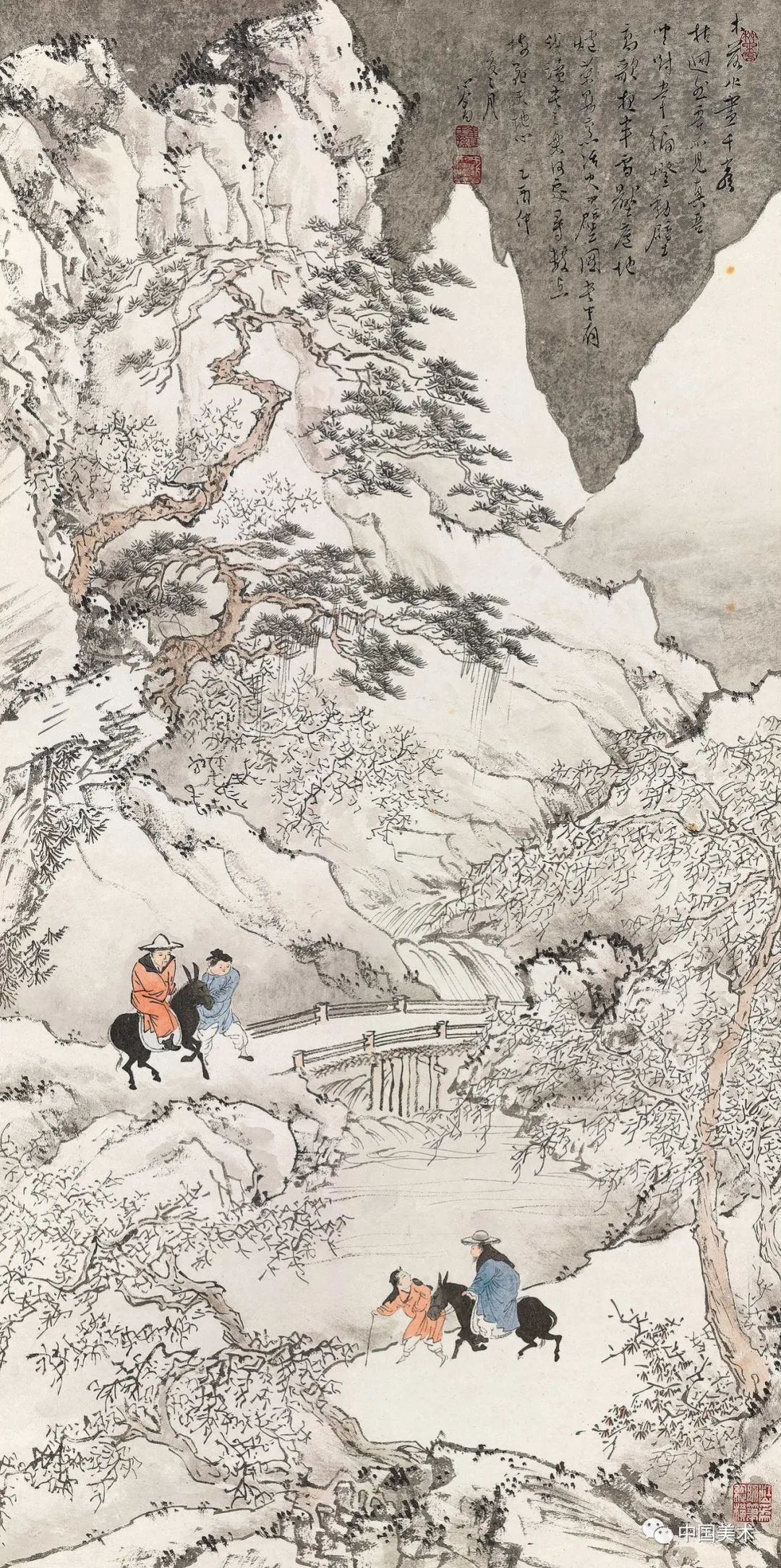 张大千：画雪景，当以溥王孙为第一！