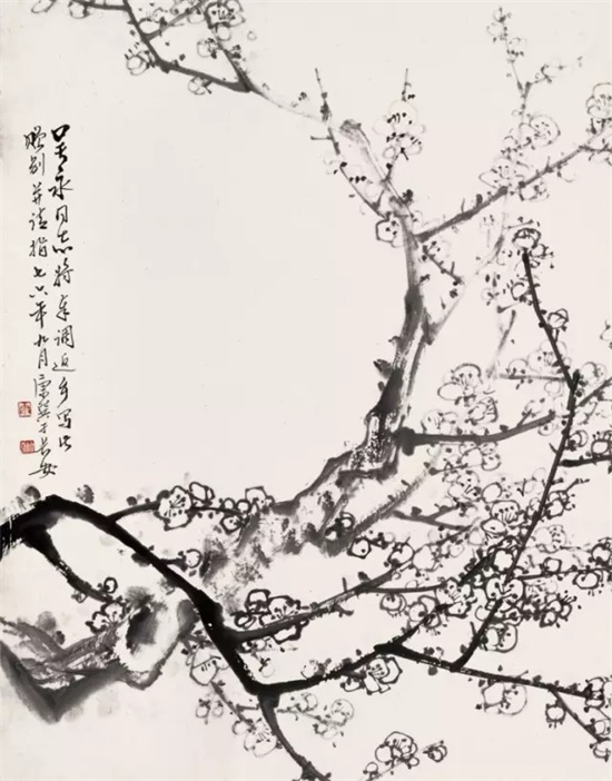 康师尧：长安画派唯一一位以花鸟画著称的画家，笔下梅花很有风骨！