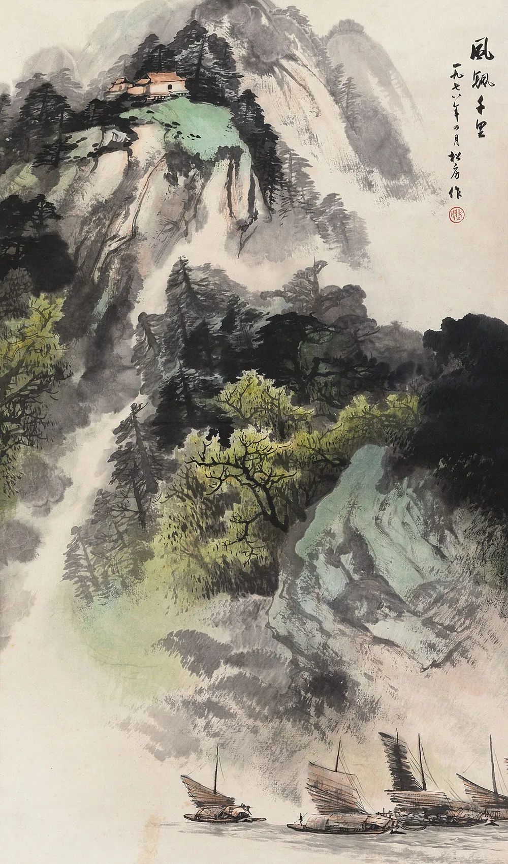 这组山水，气势绝了~