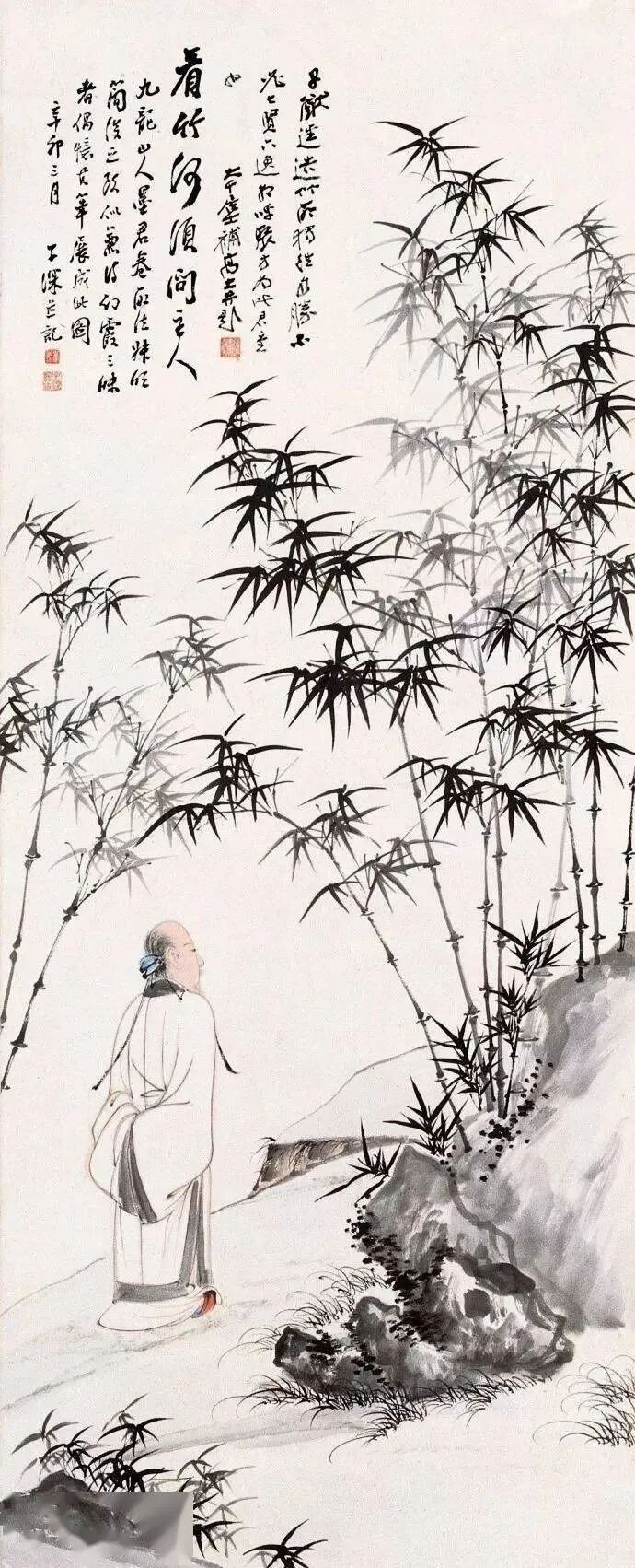 张大千：画竹不要学石涛