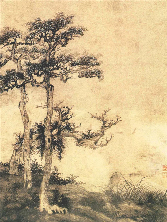 吴镇,黄宾虹,倪瓒,王蒙,画风很不一样,他们隐居避世,一心沉迷于山水画