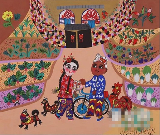 【防控疫情 线上展览一】陕西省美术博物馆藏安塞农民画作品展